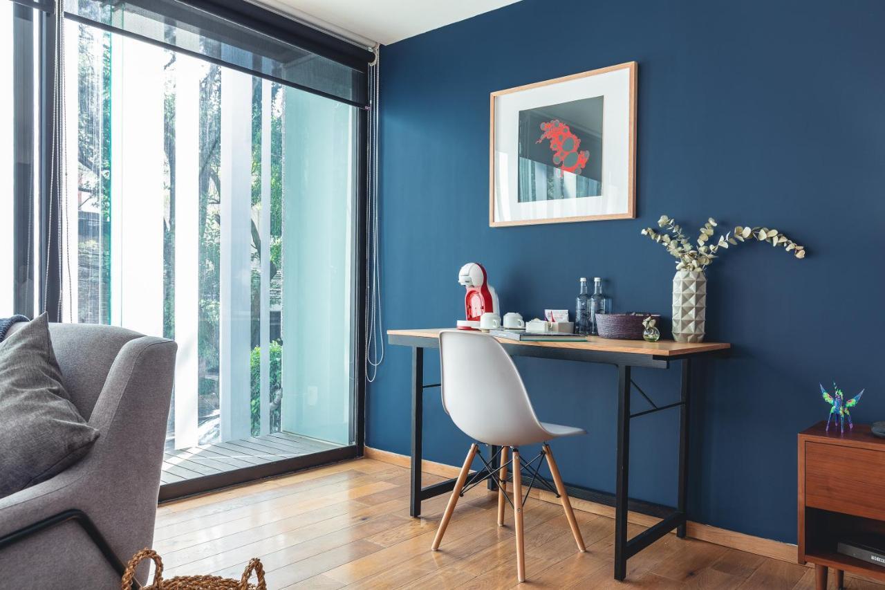 Casai Bright Designer Studio With Balcony In Polanco Mexico City Ngoại thất bức ảnh